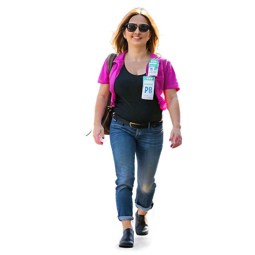 Woman Walking C PNG