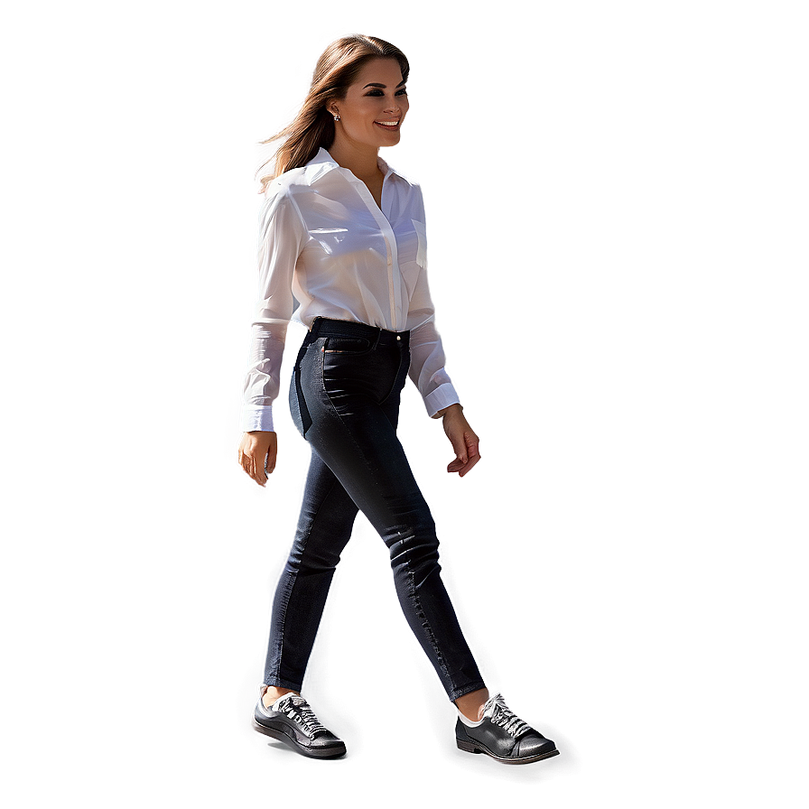 Woman Walking Towards Camera Png 3 PNG