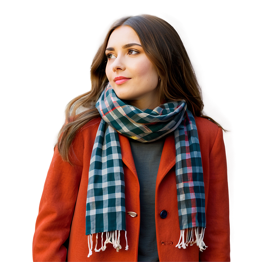 Download Woman Wearing Scarf Png 05232024 0240