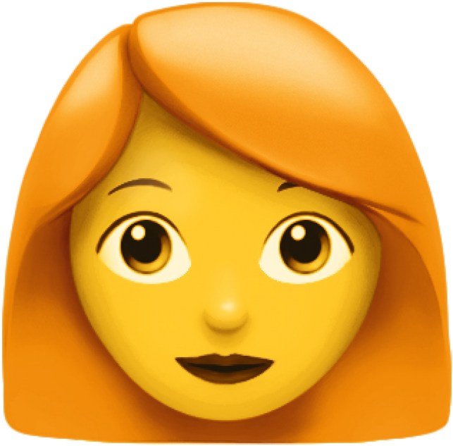 Woman With Ginger Hair Emoji.png PNG