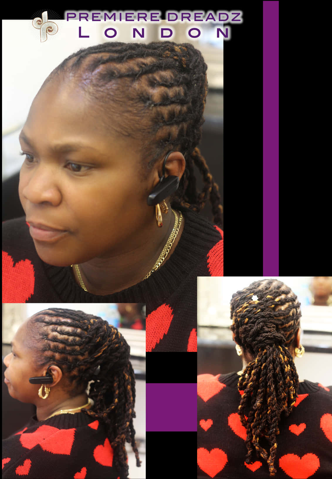 Woman_with_ Stylish_ Dreads_ London PNG