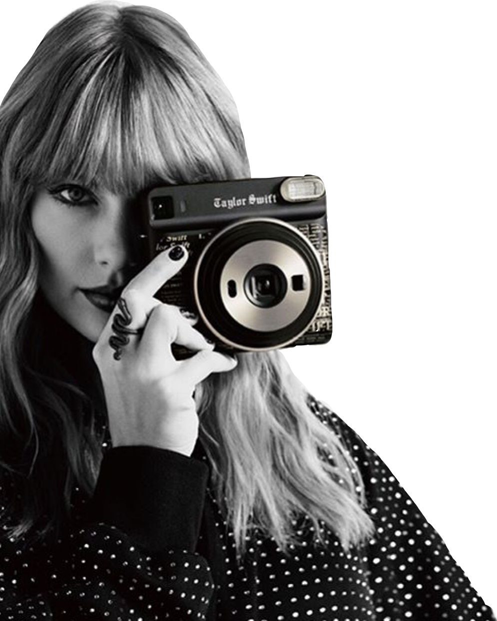 Womanwith Camera Portrait PNG