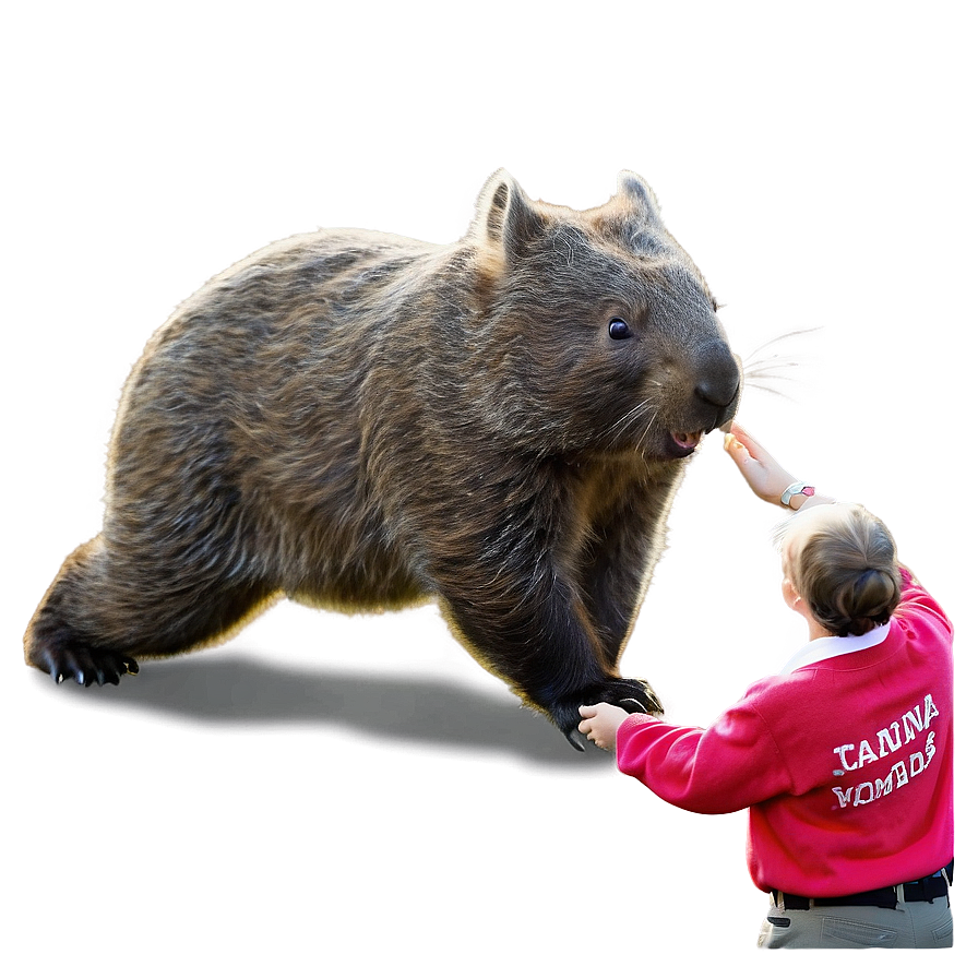 Download Wombat In Action Png Ptw