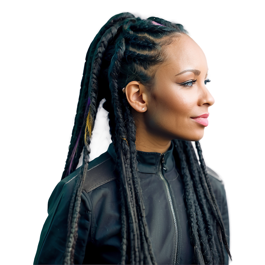 Women's Dreadlocks Styles Png 06252024 PNG