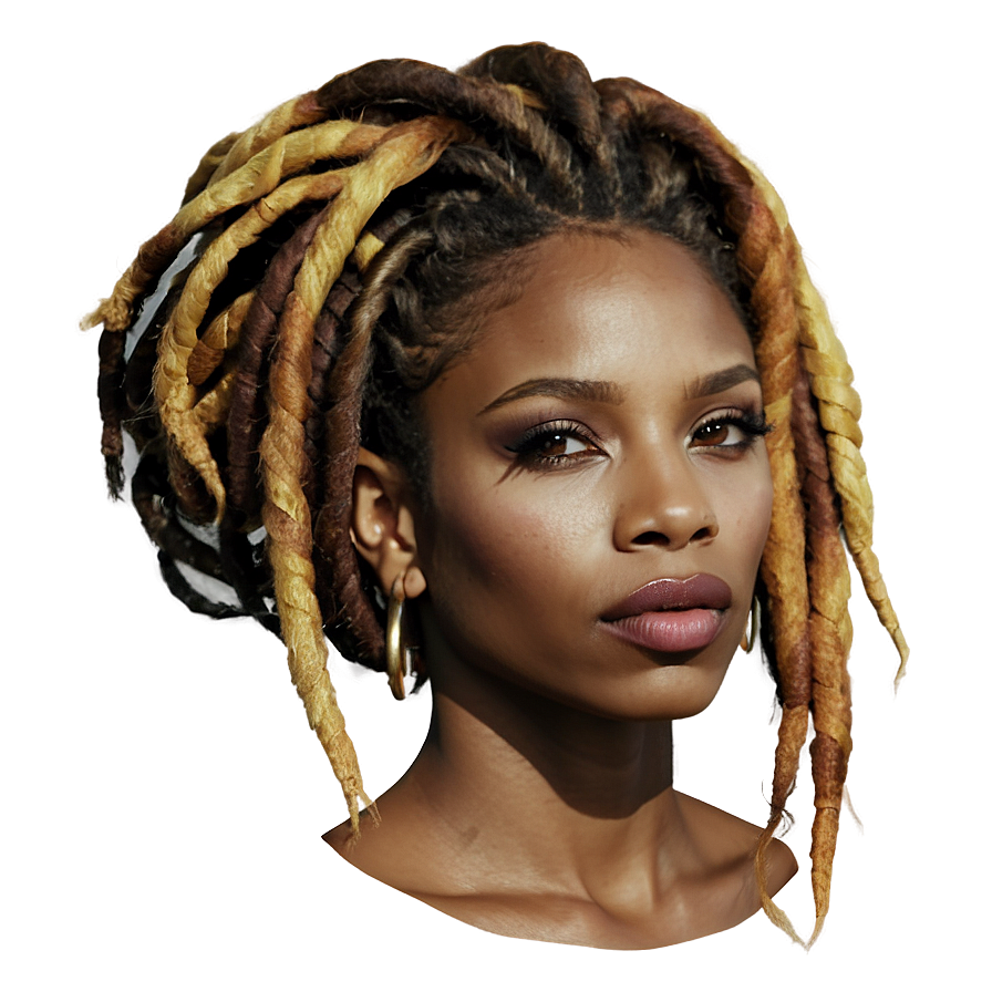 Download Women's Dreads Beauty Png Fqy | Wallpapers.com