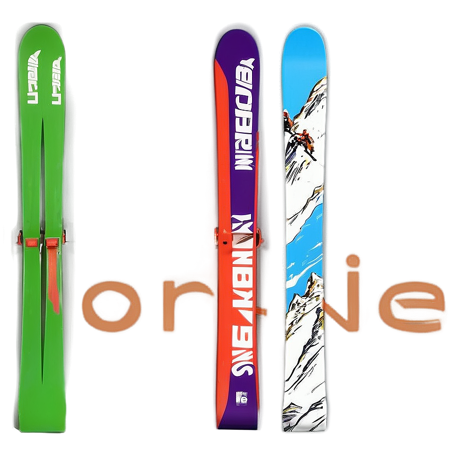 Women's Skis Png Blc PNG