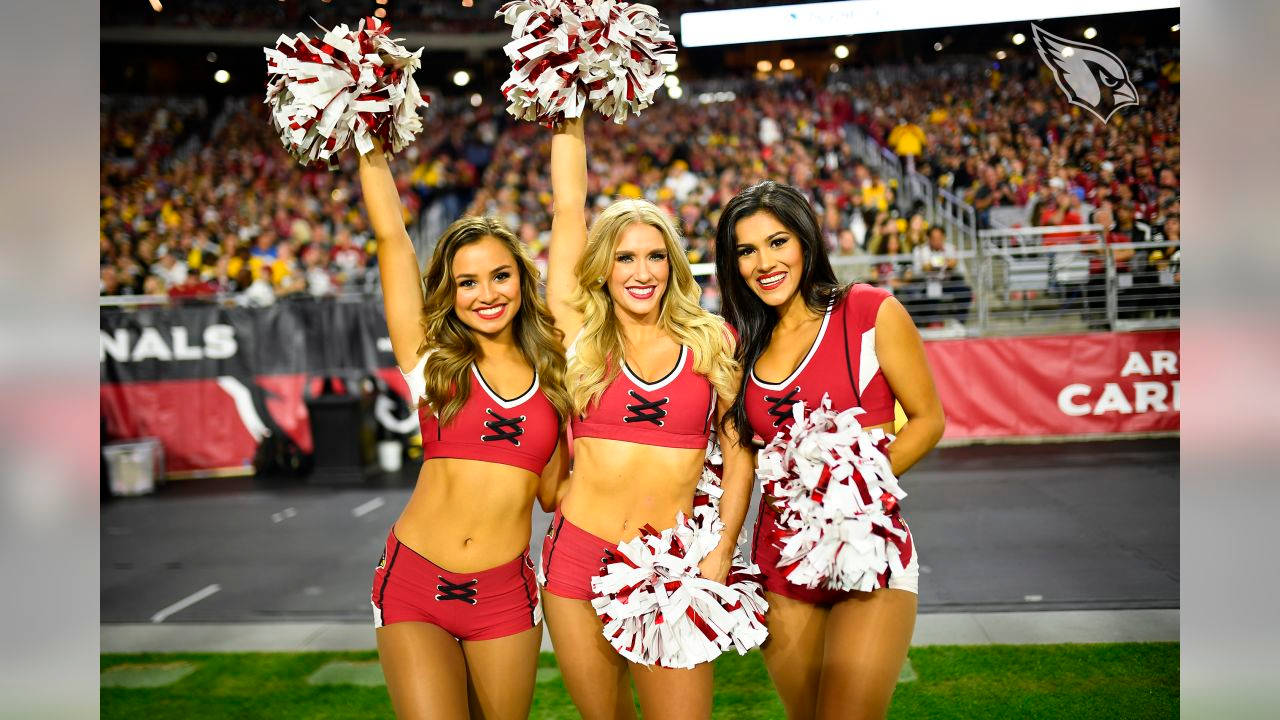 Womend From Cardinals Cheerleader Squad Wallpaper