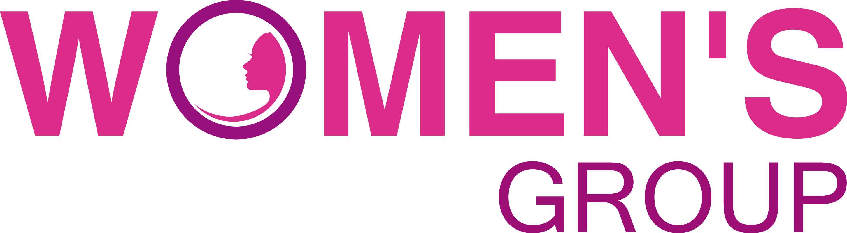 Womens Group Logo Pinkand Gray PNG