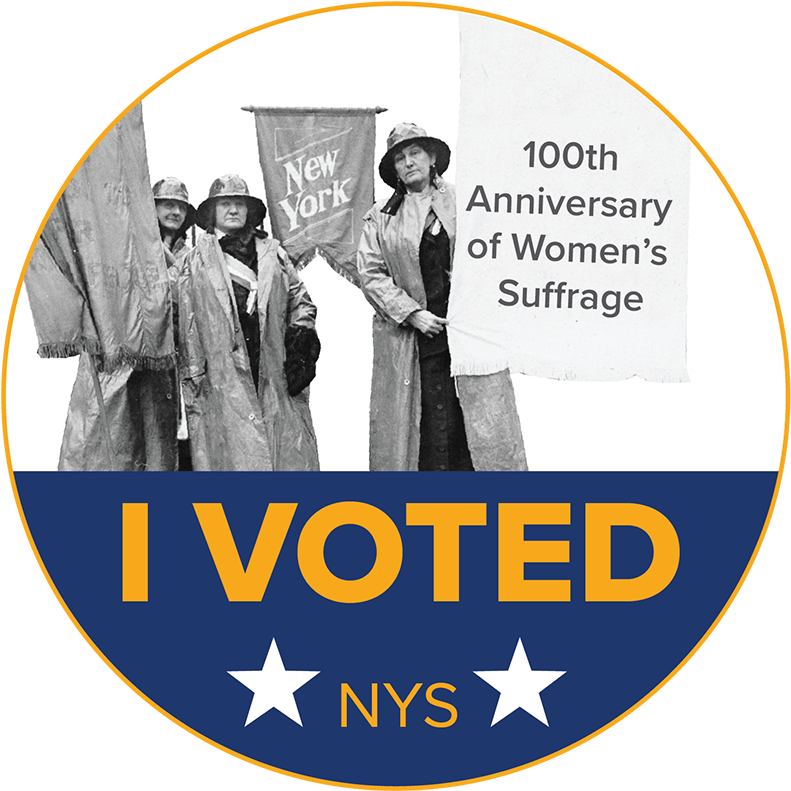 Womens Suffrage Anniversary Voting Sticker PNG