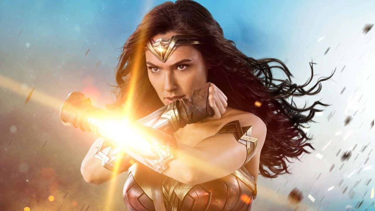 Powerful Wonder Woman in Action