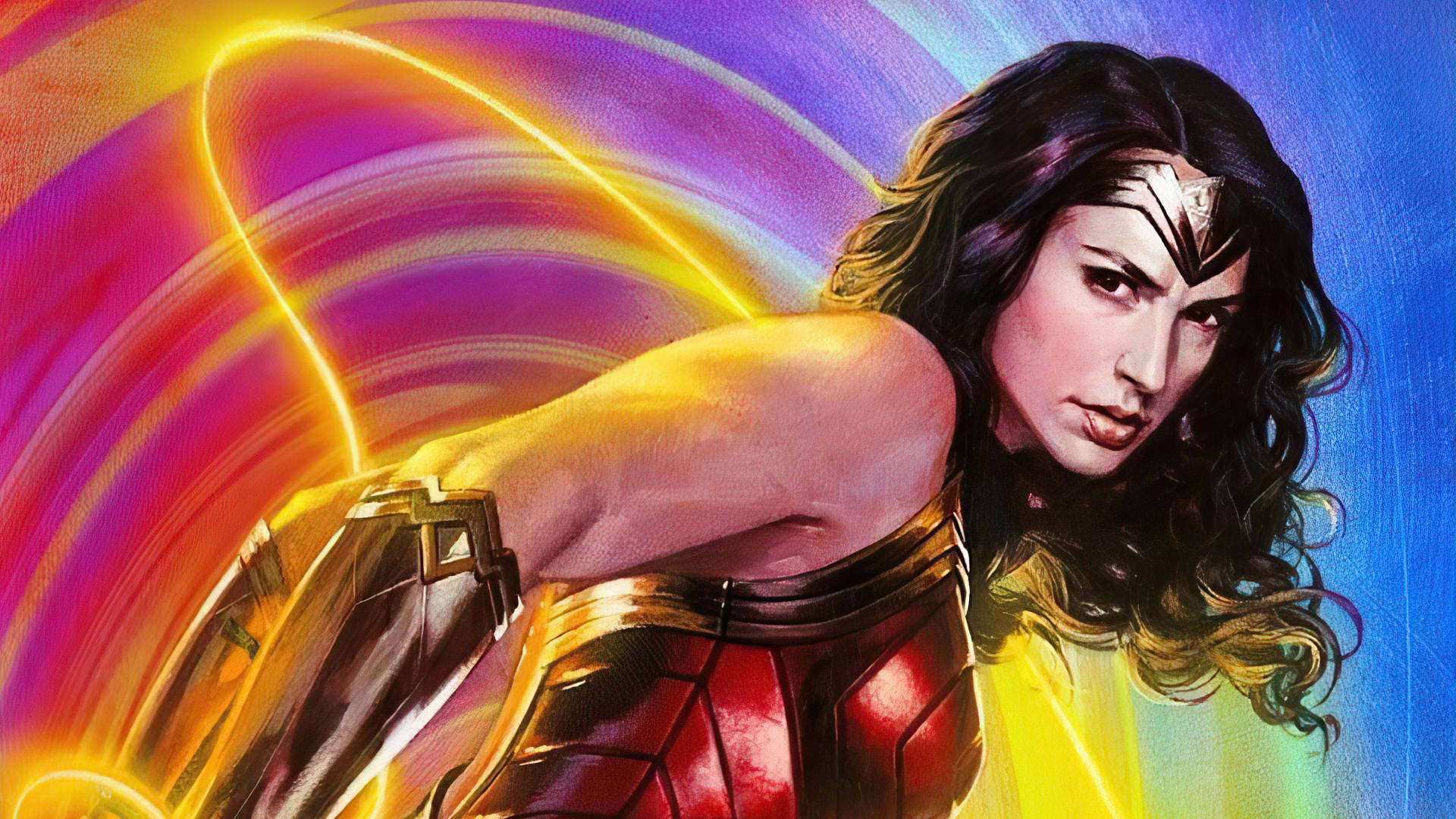 Wonder Woman 1984 In Magnificent Drawing