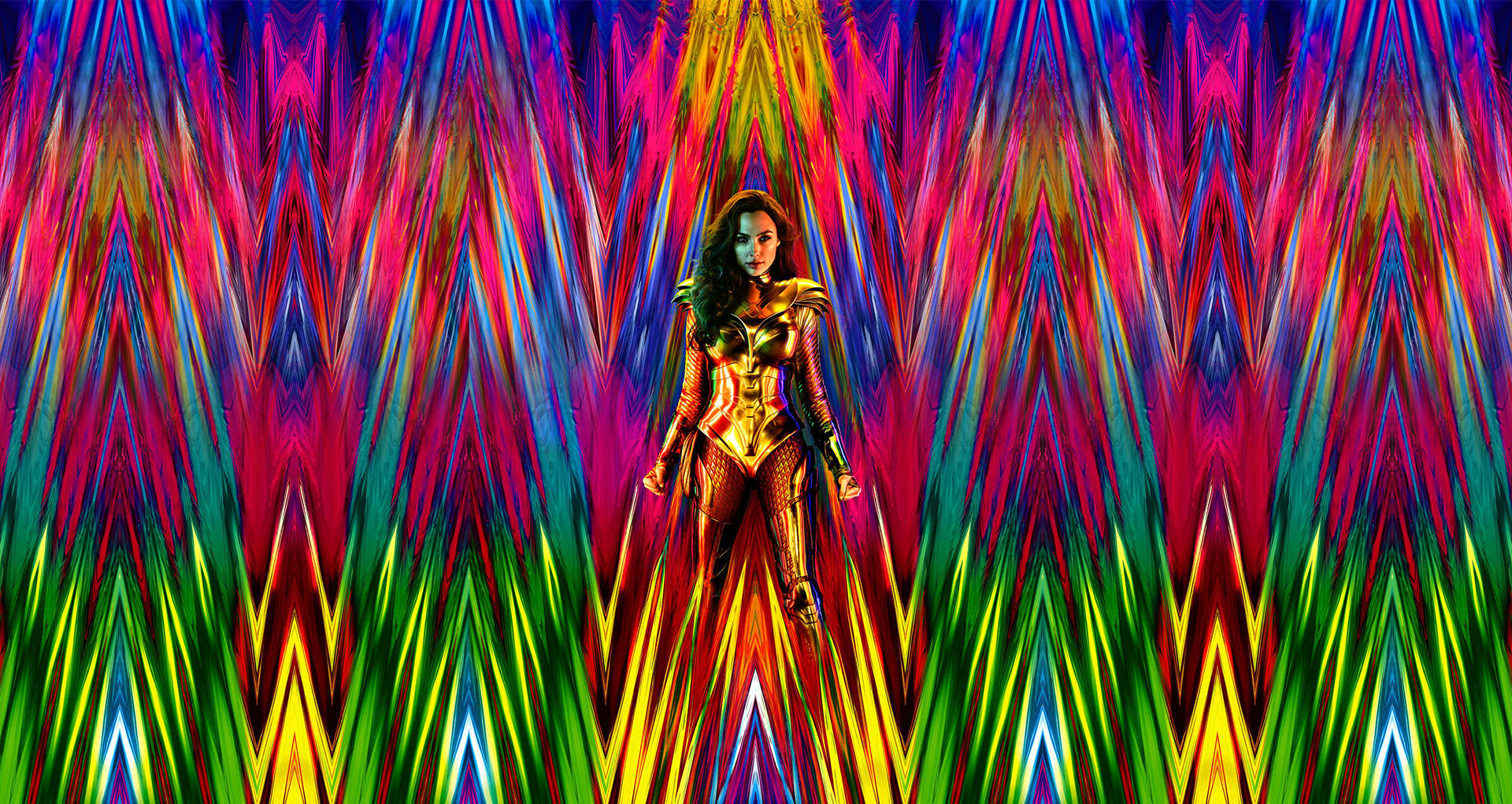 Wonder Woman 1984 Psychedelic Retro Photo
