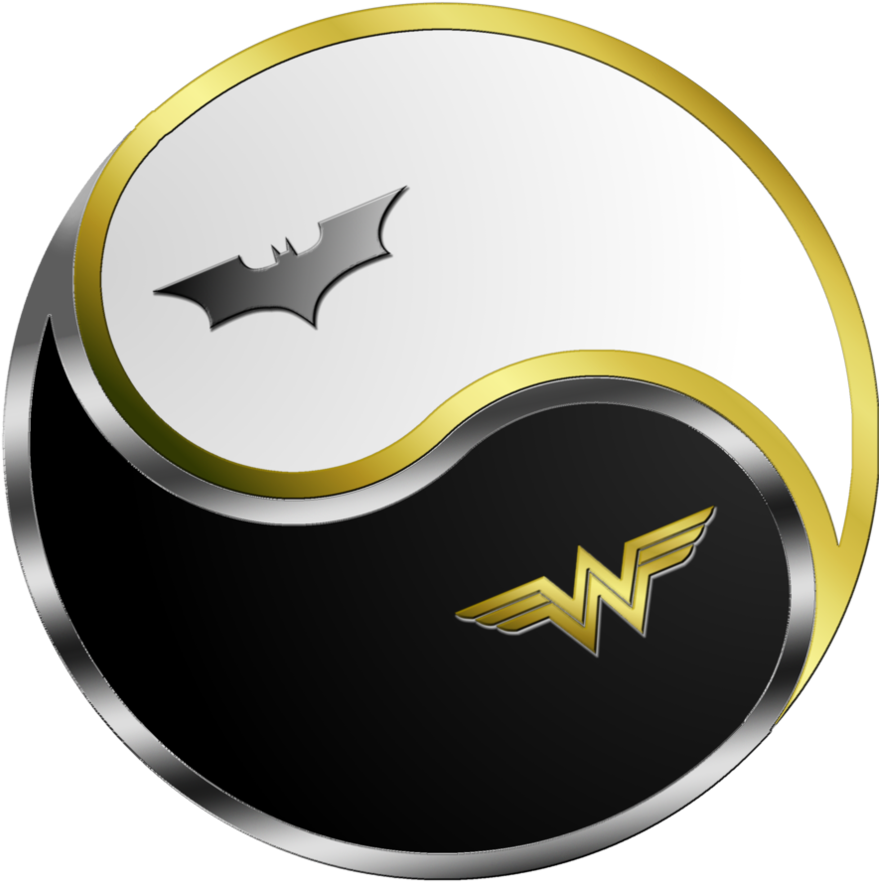 Wonder Woman Batman Logo Fusion PNG