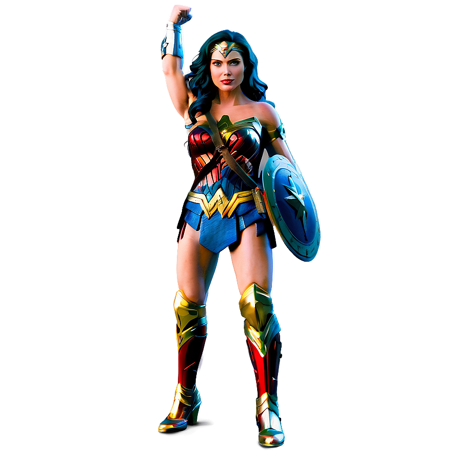 Wonder Woman Battle Stance Png Aff PNG