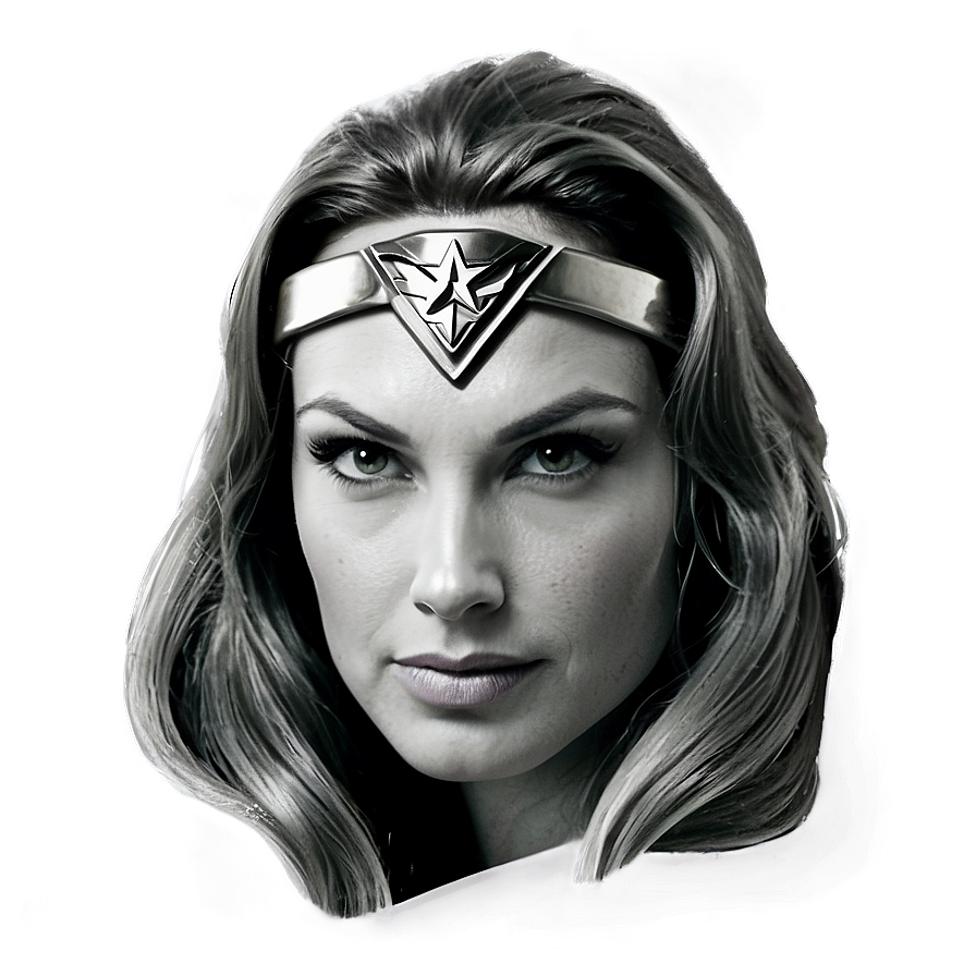 Wonder Woman Black And White Png Jgt8 PNG