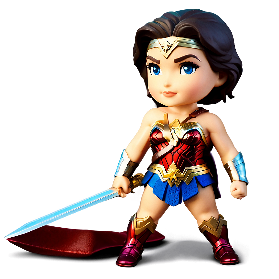 Wonder Woman Chibi Png 05212024 PNG