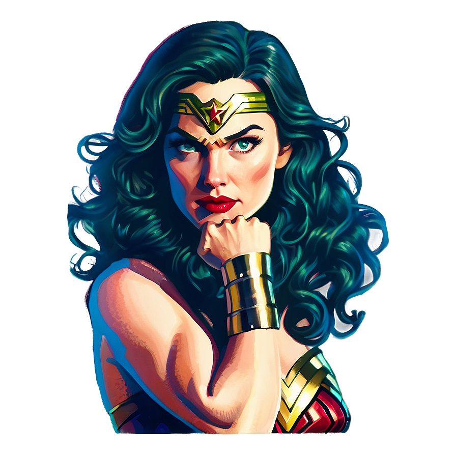 Download Wonder Woman Comic Art Png Qvf | Wallpapers.com