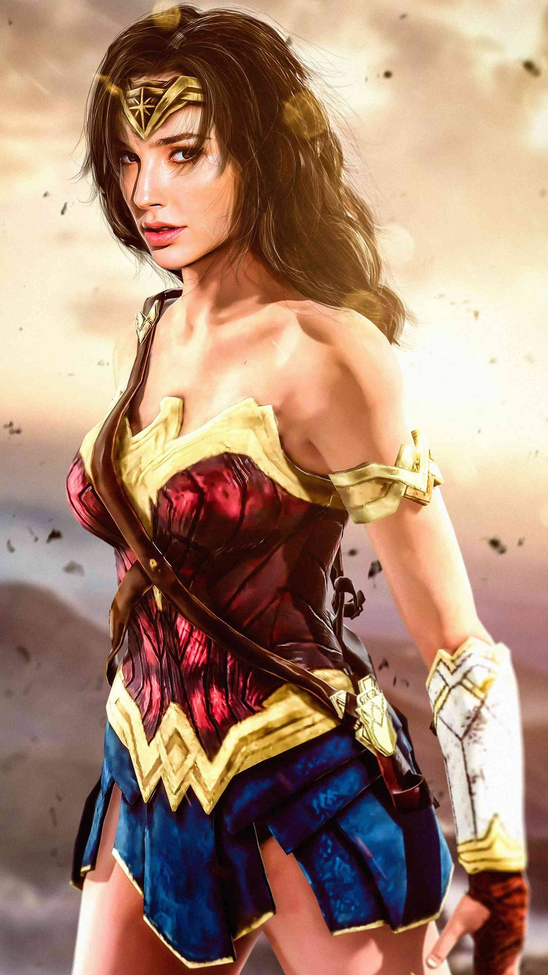 Wonder Woman Dc Comics Superhero Background