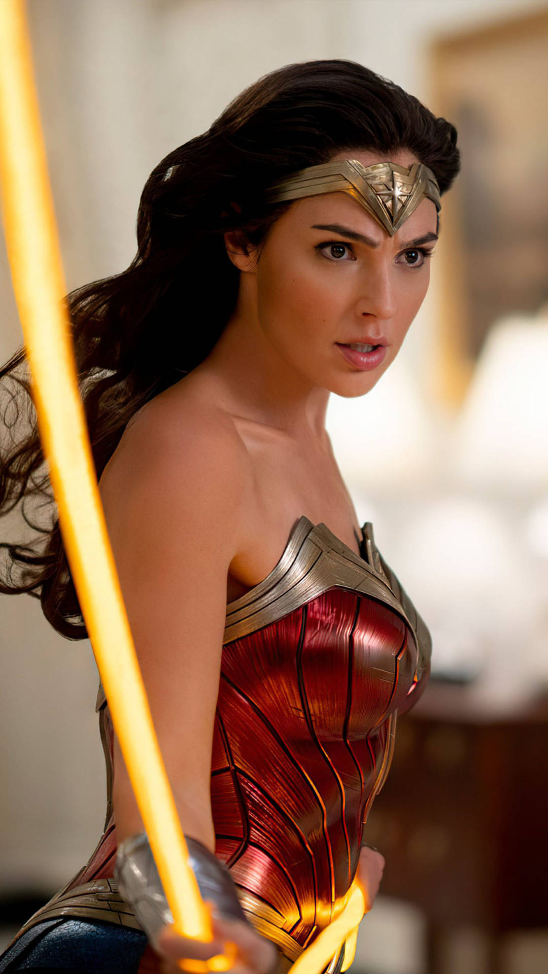 Wonder Woman Fighting Scene Background
