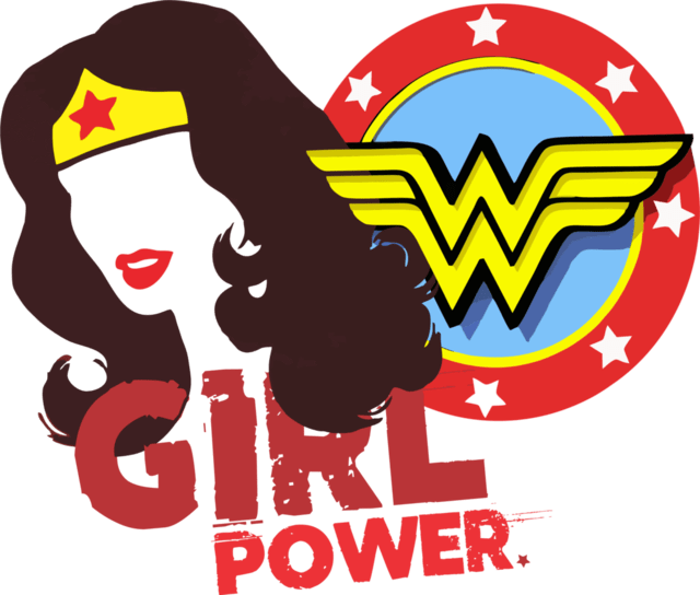Wonder Woman Girl Power Logo PNG