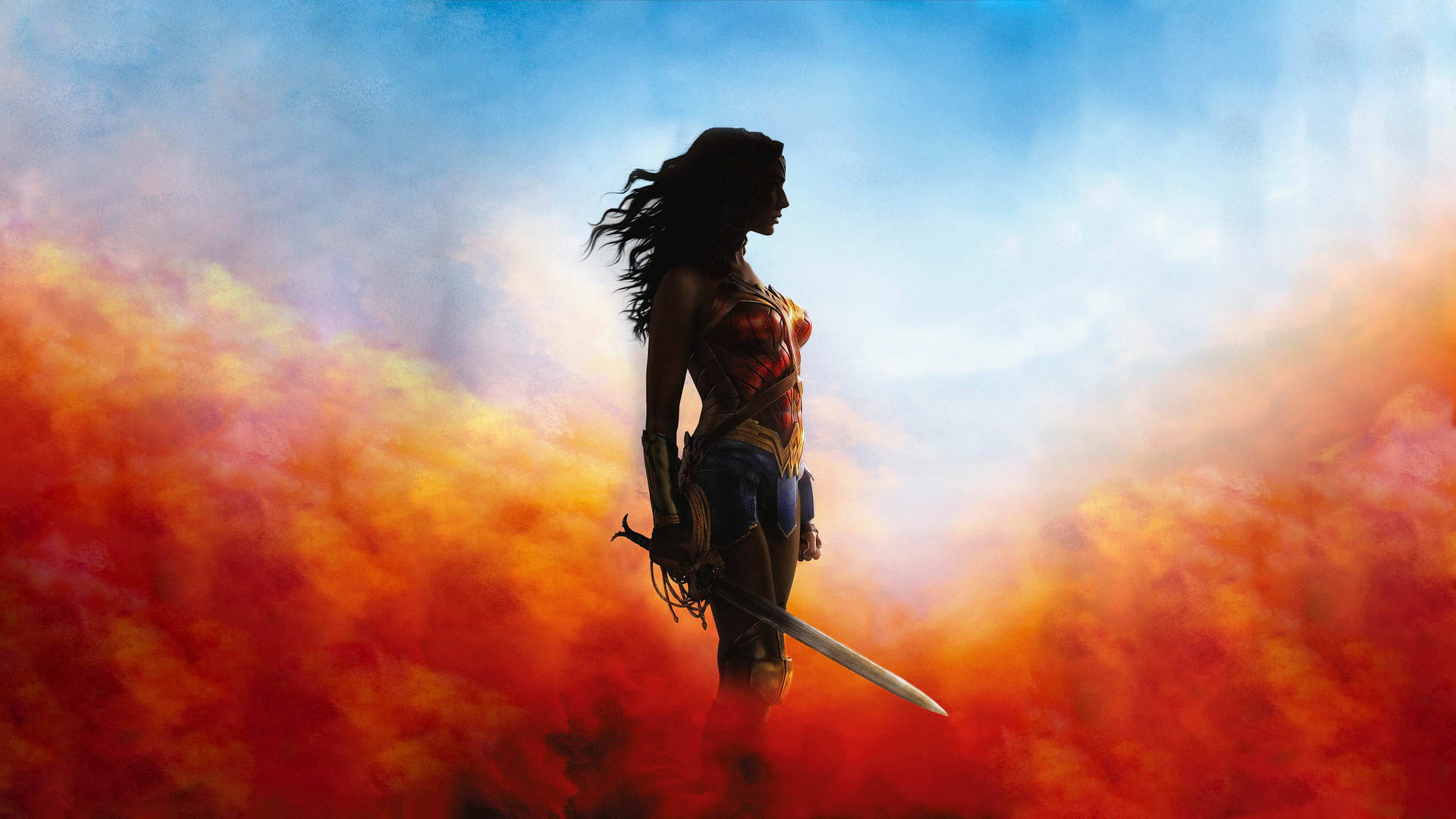 Wonder Woman Hollywood Movie Background