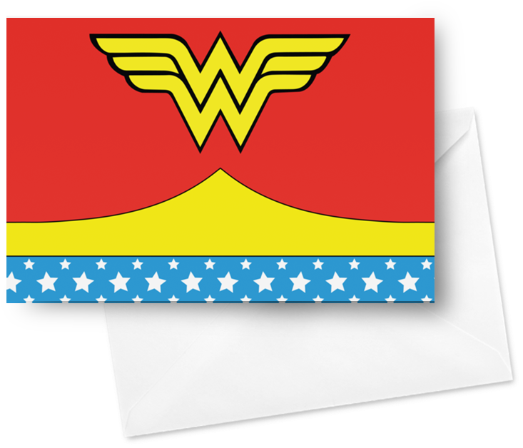 Wonder Woman Logo Envelope PNG