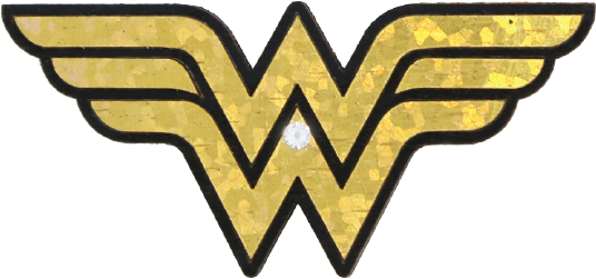 Wonder Woman Logo Golden PNG