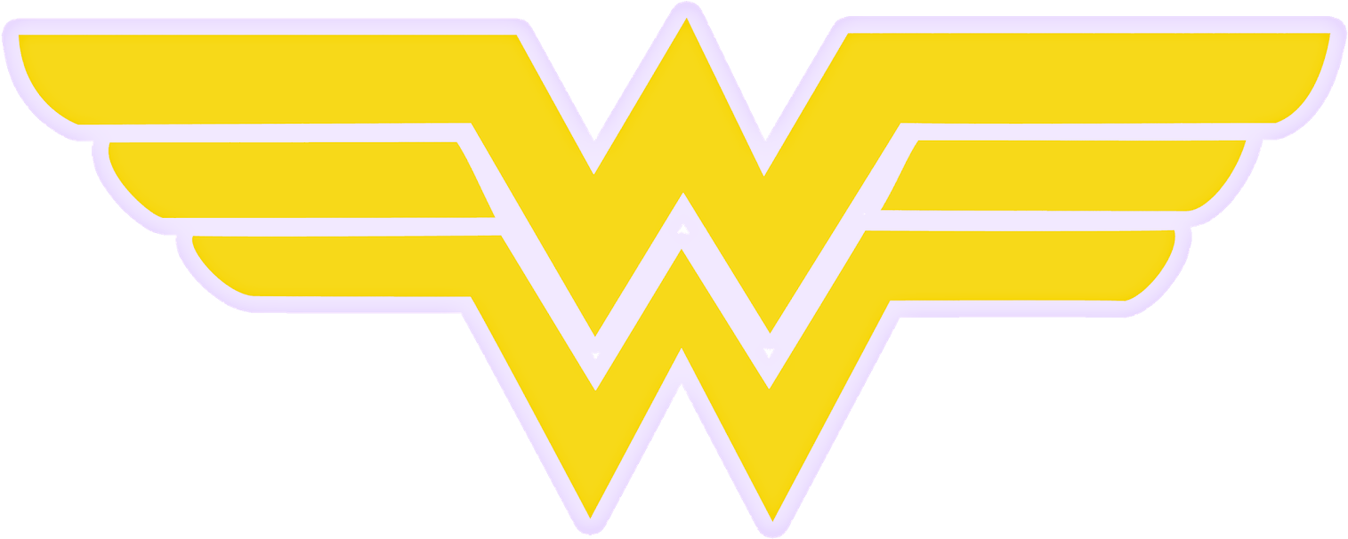 Wonder Woman Logo Yellow PNG