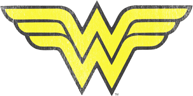 Wonder Woman Logo Yellow W PNG