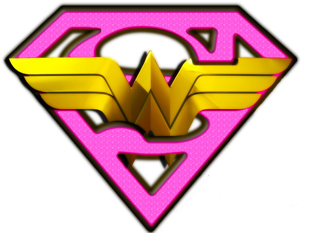Wonder Woman Logo3 D Rendering PNG