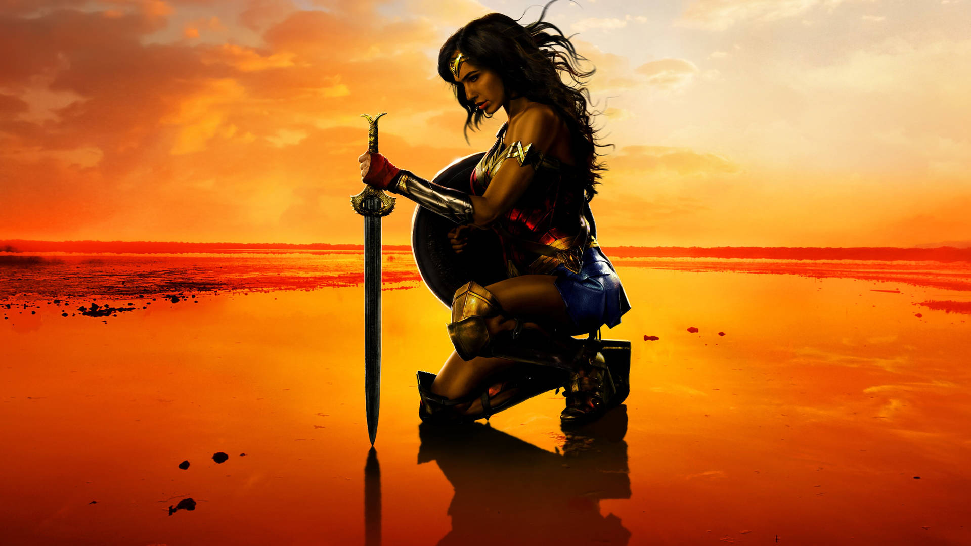 Wonder Woman Digital Movie Cover wallpaper