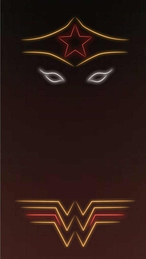 Wonder Woman Neon Iphone Wallpaper
