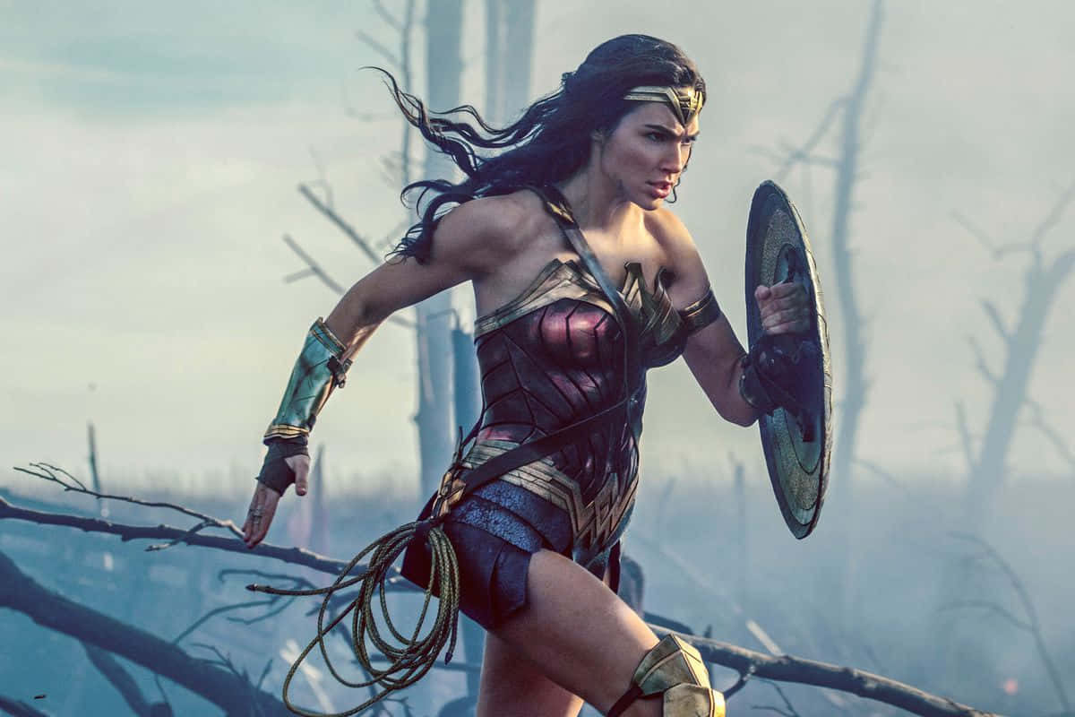 The incredible strength and power of Wonder Woman