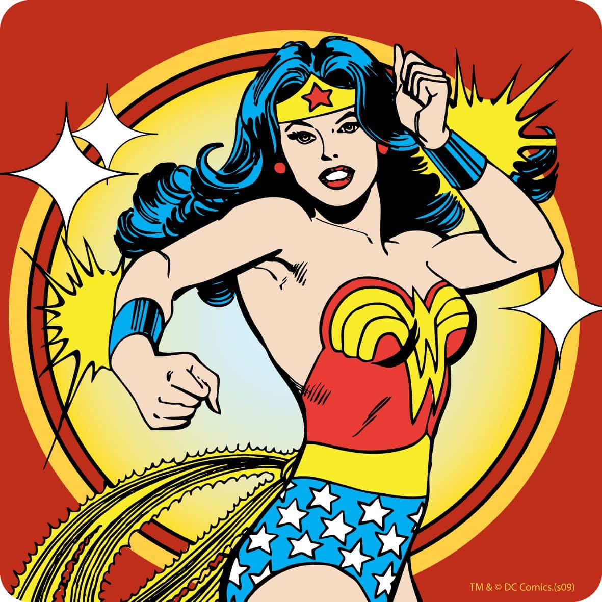 Wonderwoman Ist Der Ikonische Und Mächtige Superheld Von Dc.