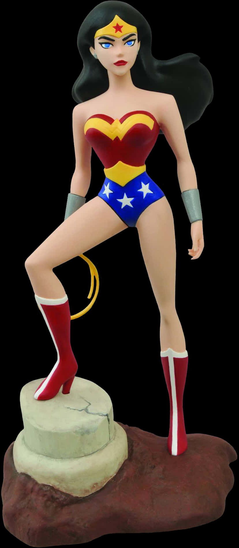 Wonder Woman Statuette Classic Pose PNG