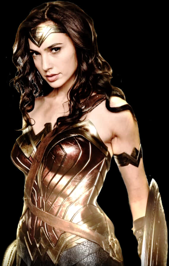 Wonder Womanin Armor PNG