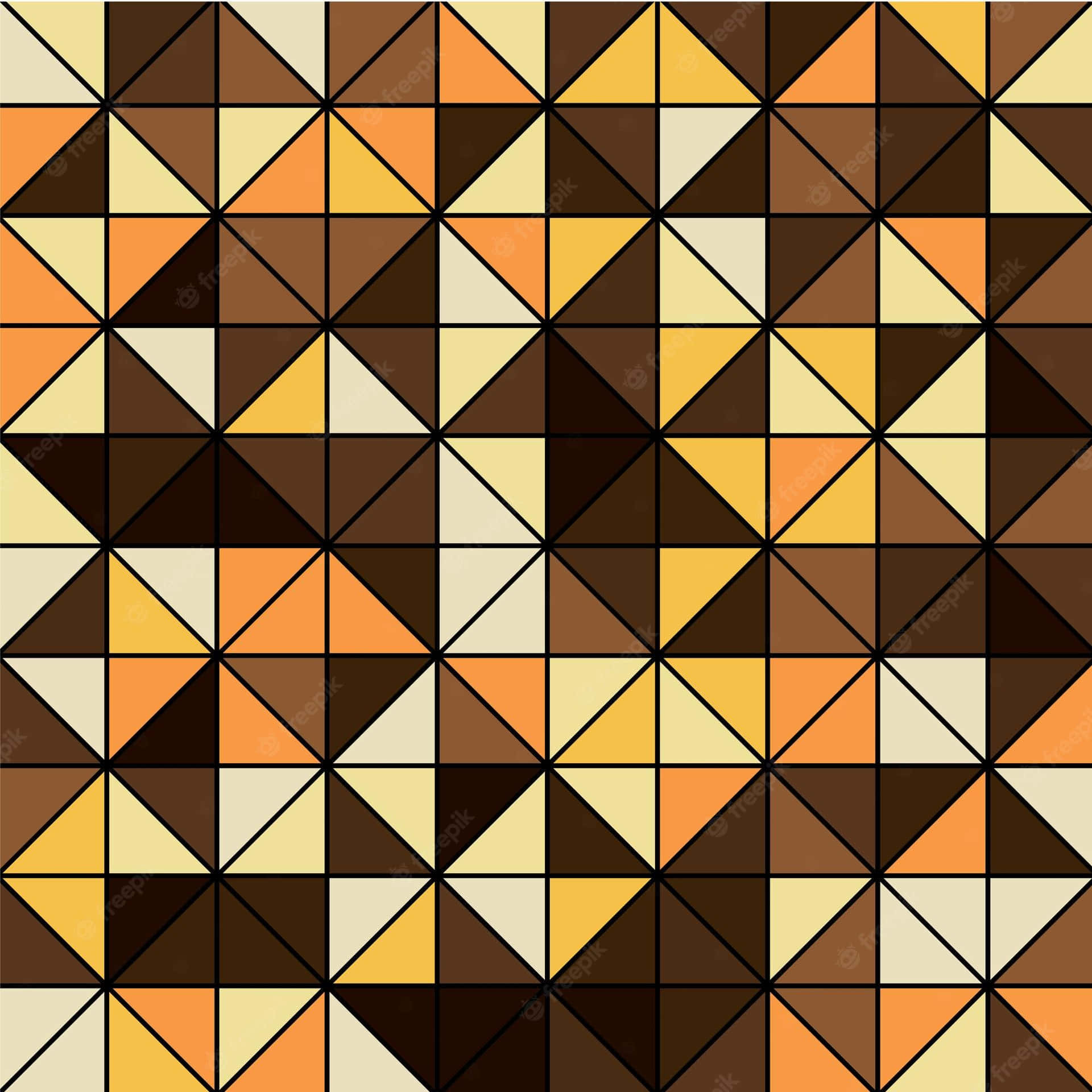 Wonderful Pattern Of Obtuse Triangles Wallpaper