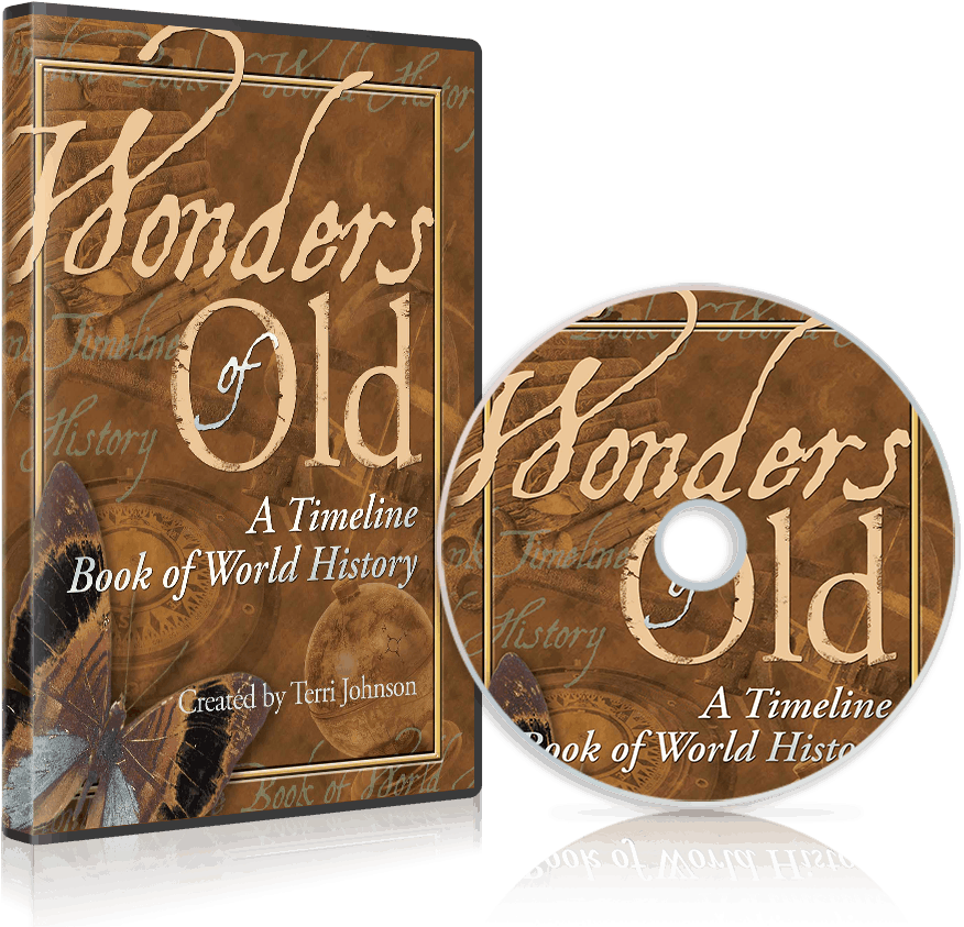 Wondersof Old World History Bookand C D PNG