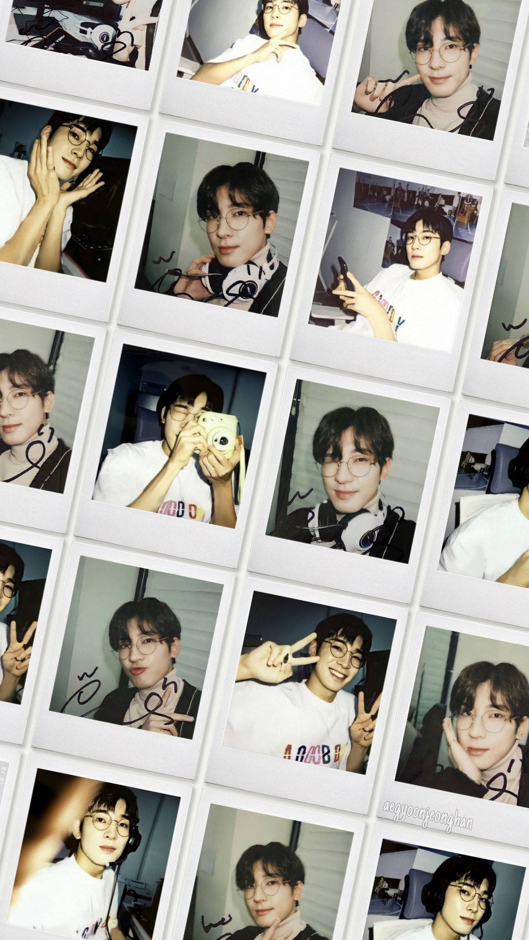 Wonwoo Polaroid Pictures