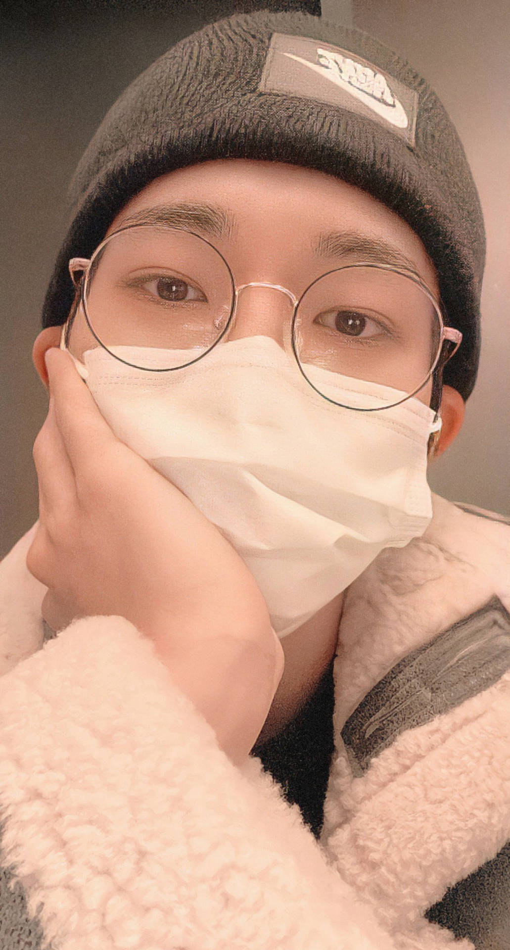 Wonwoo Wearing Facemask