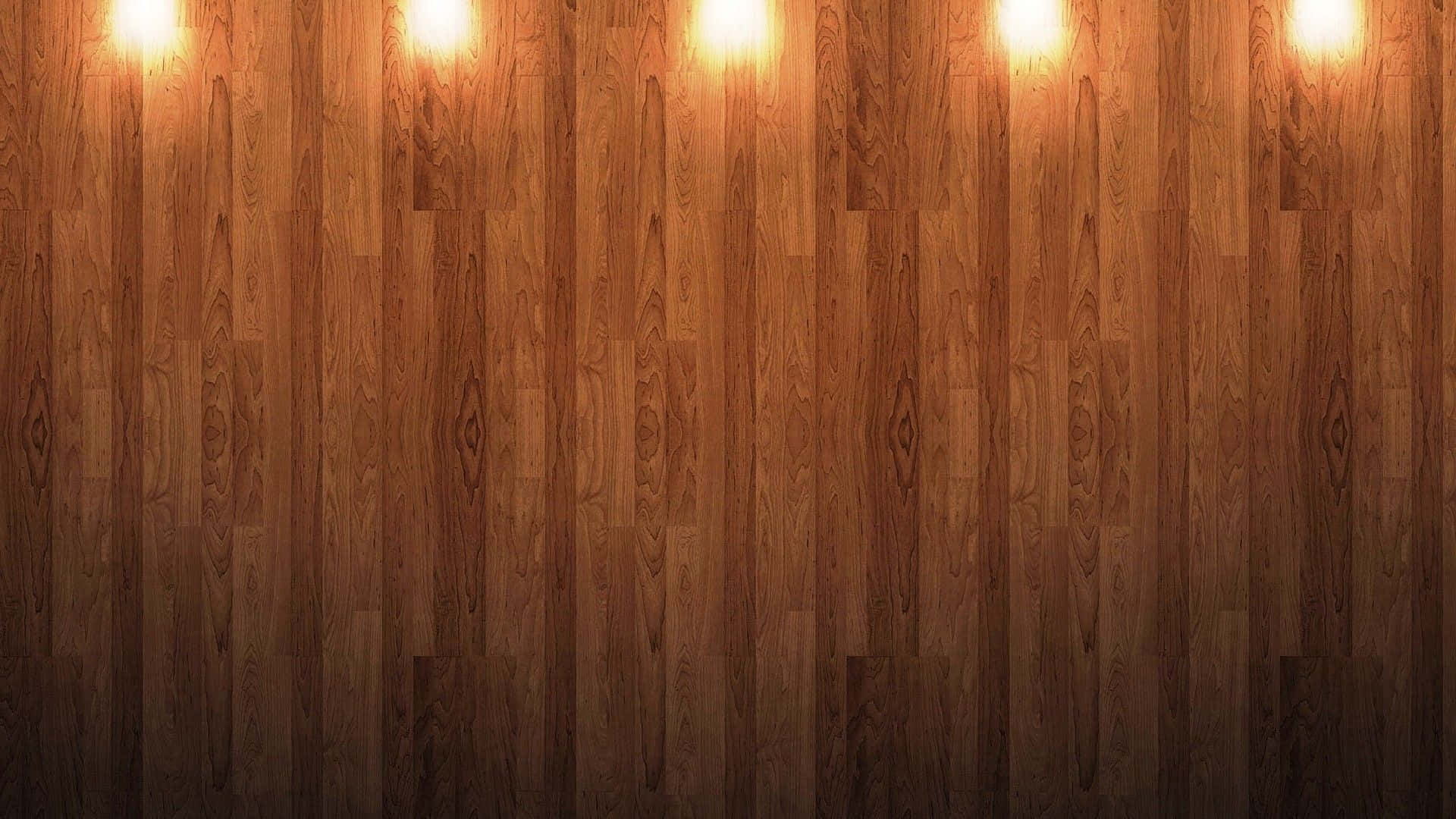 Wood With Spotlights Background