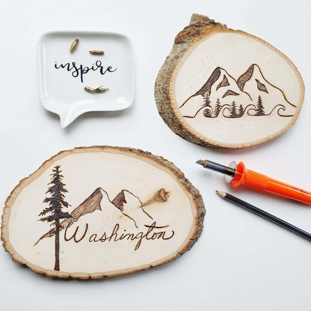 Create stunning pieces of art with wood burning