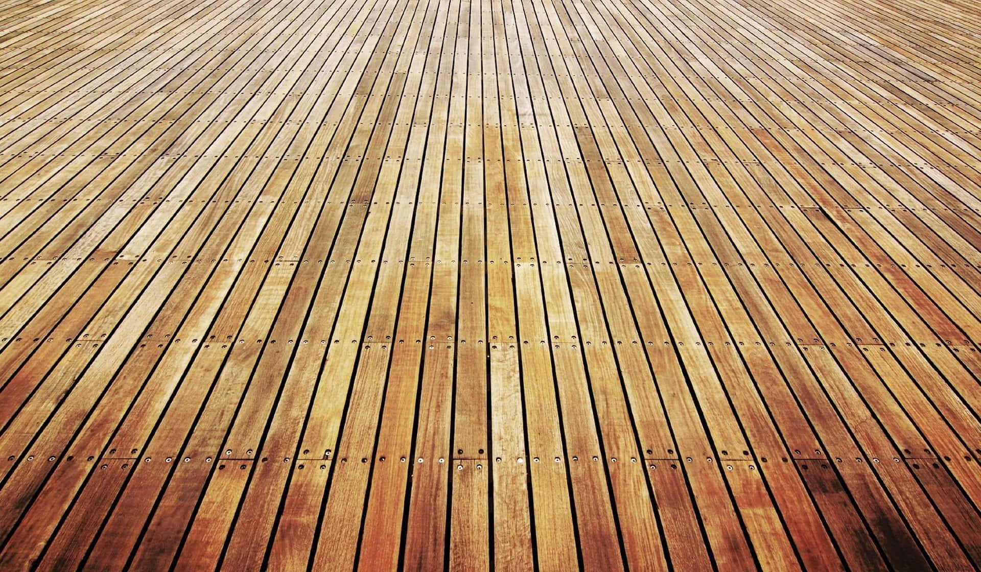 Wooden Floor With Wooden Planks