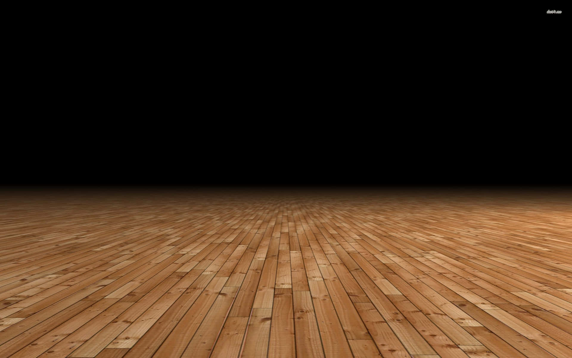 A Wooden Floor With Black Background