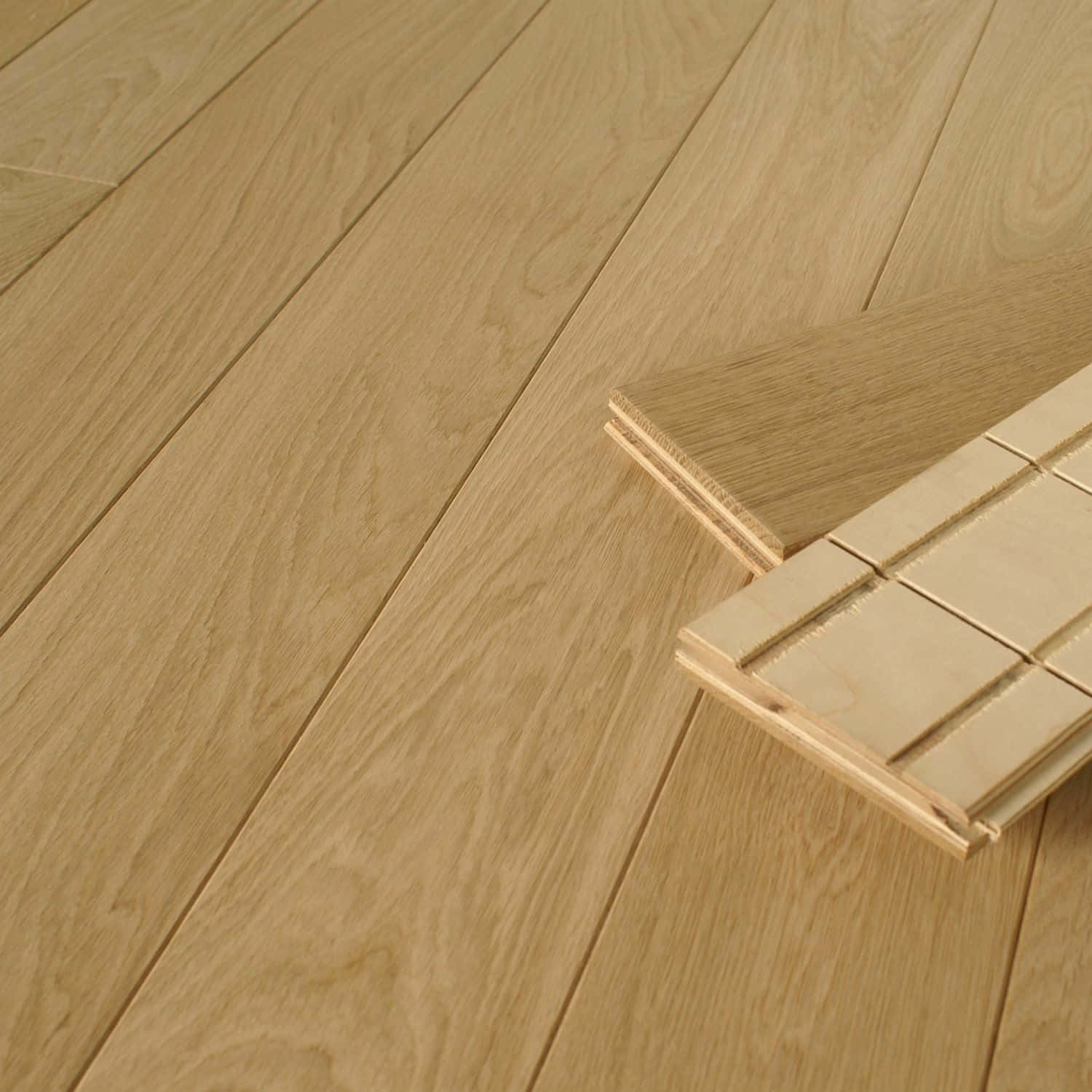 A Wooden Floor With Wood Strips On It