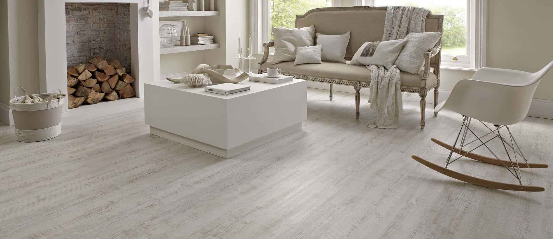 Add a timeless look to your space with wood flooring