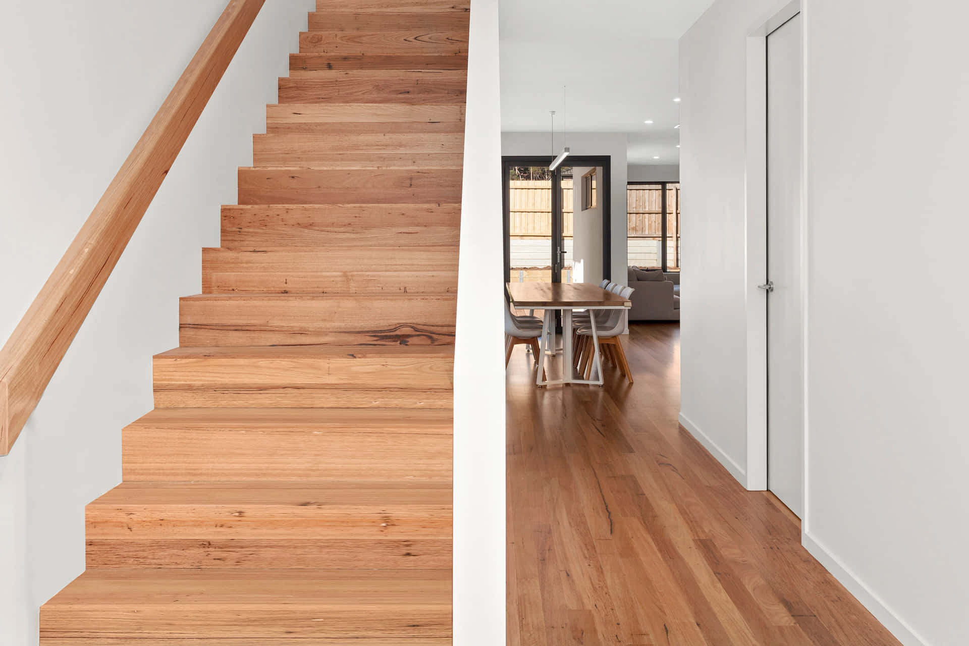 Beautiful hardwood flooring for a classic and sophisticated wood style.