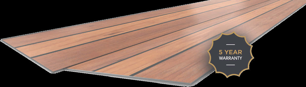 Wood Flooring Plank5 Year Warranty PNG