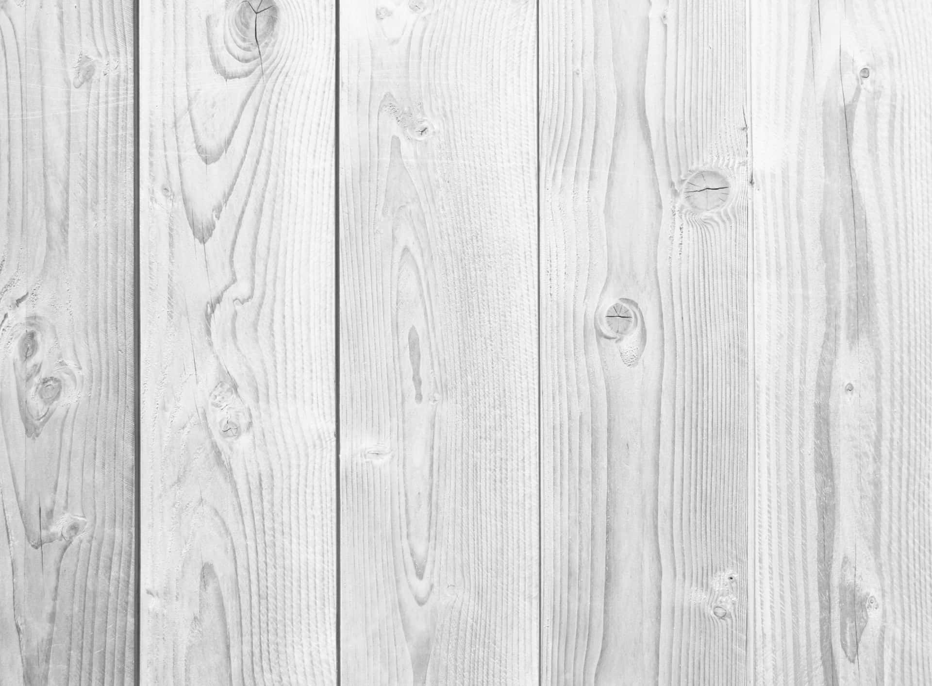 White Wooden Wall Texture Background