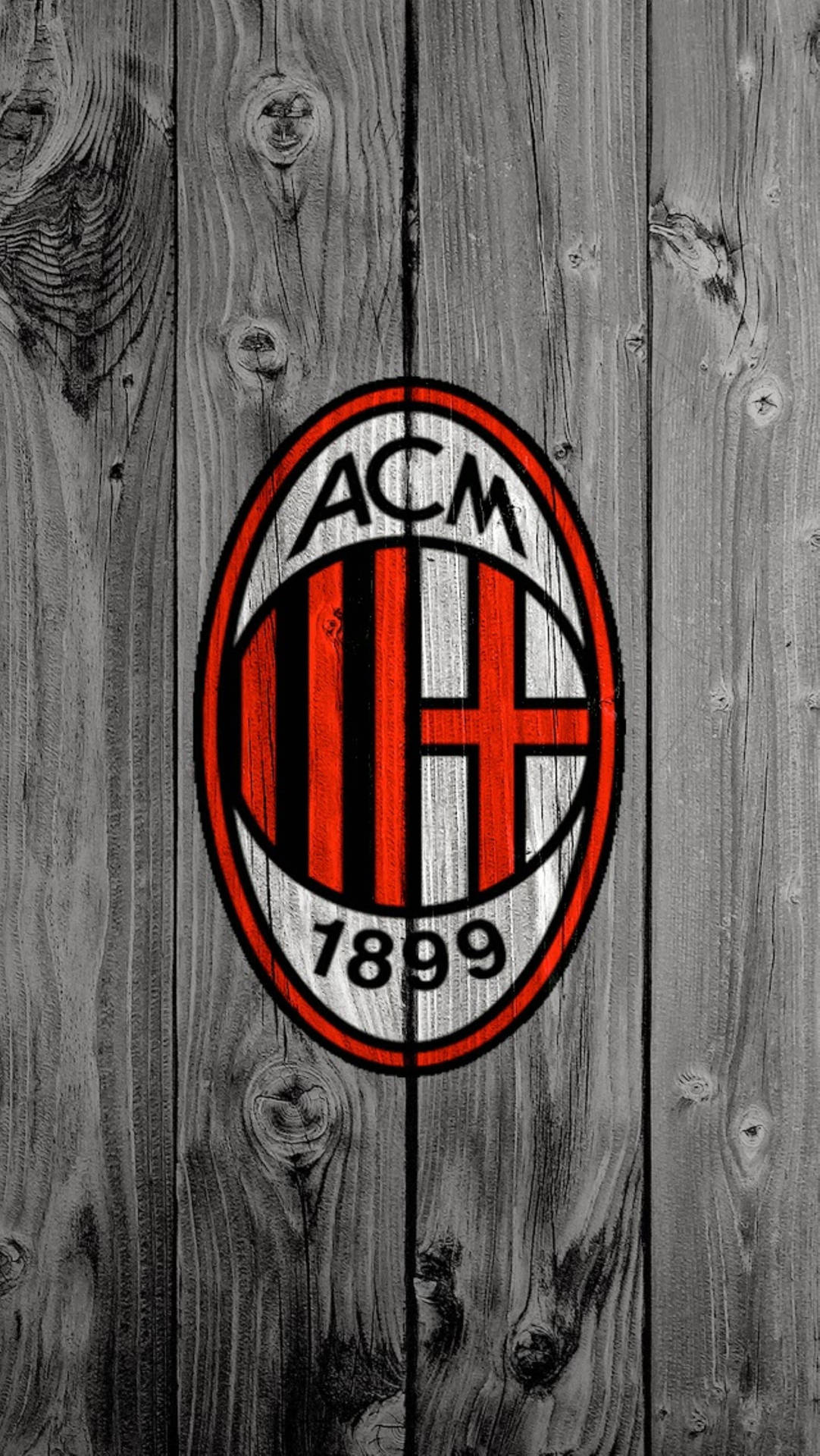 Wooden Ac Milan Picture